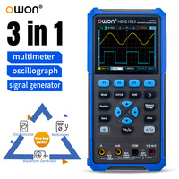 OWON HDS2102S HDS272S HDS242S Handheld Digital Oscilloscope 100MHz Bandwidth 500MS/s 2CH + 1CH Generator Multimeter osciloscopio