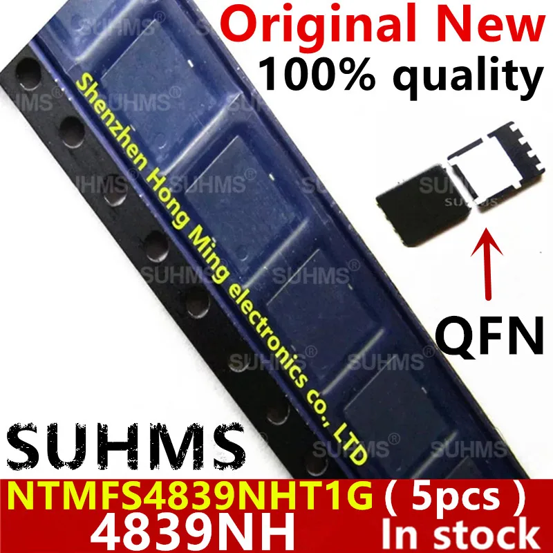 (5 pièces) 100% Nouveau QFN-8 4839NH NTMFS4839NH NTMFS4839NHT1G