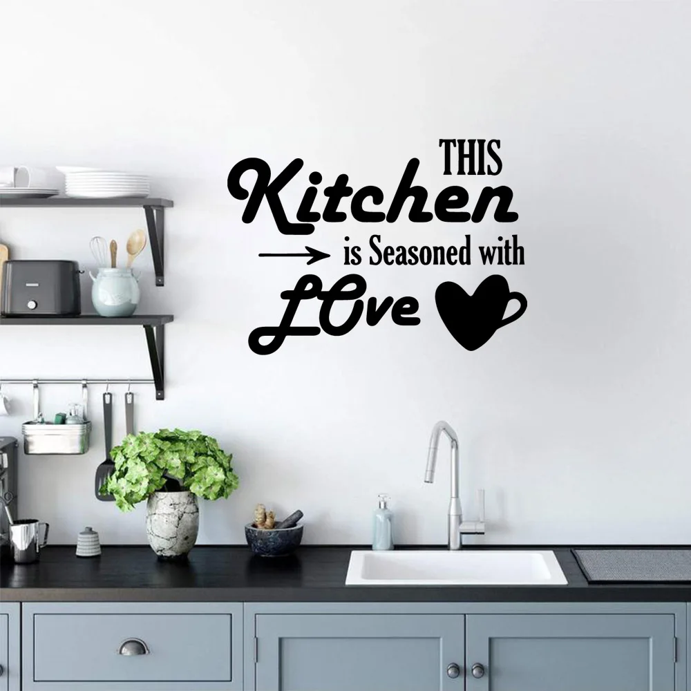 1 pc nice kitchen or cooking Wall sticker Art Decal Decoration Fashion Sticker For Kids Rooms Mural Home Party Decor Wallpaper