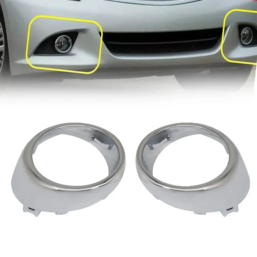 Newest Pair Front Fog Light Bezel Trim 62256-1MS2A,62257-1MS2A For Infiniti For G25 For G37 Sport Car Accessories Car Interior