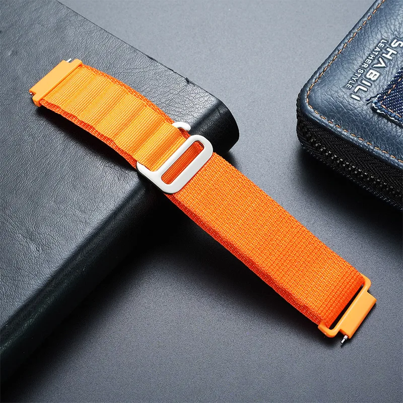 Correa de Nailon para Reloj HaiWei Galaxy Watch 7 6 5 4 40mm 44mm Classic/Active/Gear S3 Frontier 20mm 22mm Sport Loop Strap Amazfit GTS 3 4