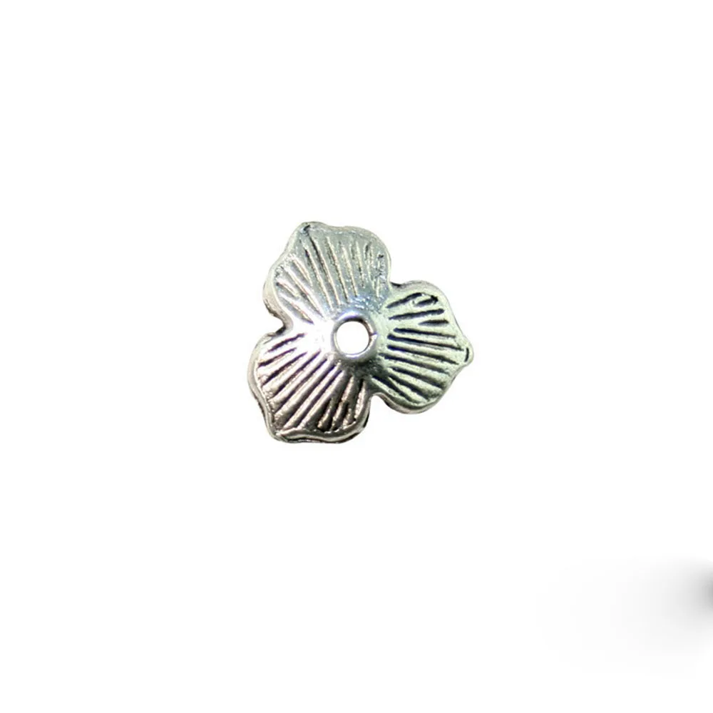 

(JM809)50 pieces 10mm-11mm Antique Bronze Antique Silver color Flower Hat Alloy Bead Caps Findings Accessories