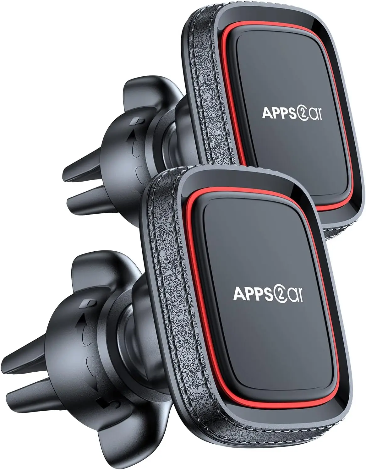 APPS2Car Phone Car Mount, Built in 6 Strong Magnets, Air Vent Cell Phone Holder for Car with Adjustable Secure Tightening System