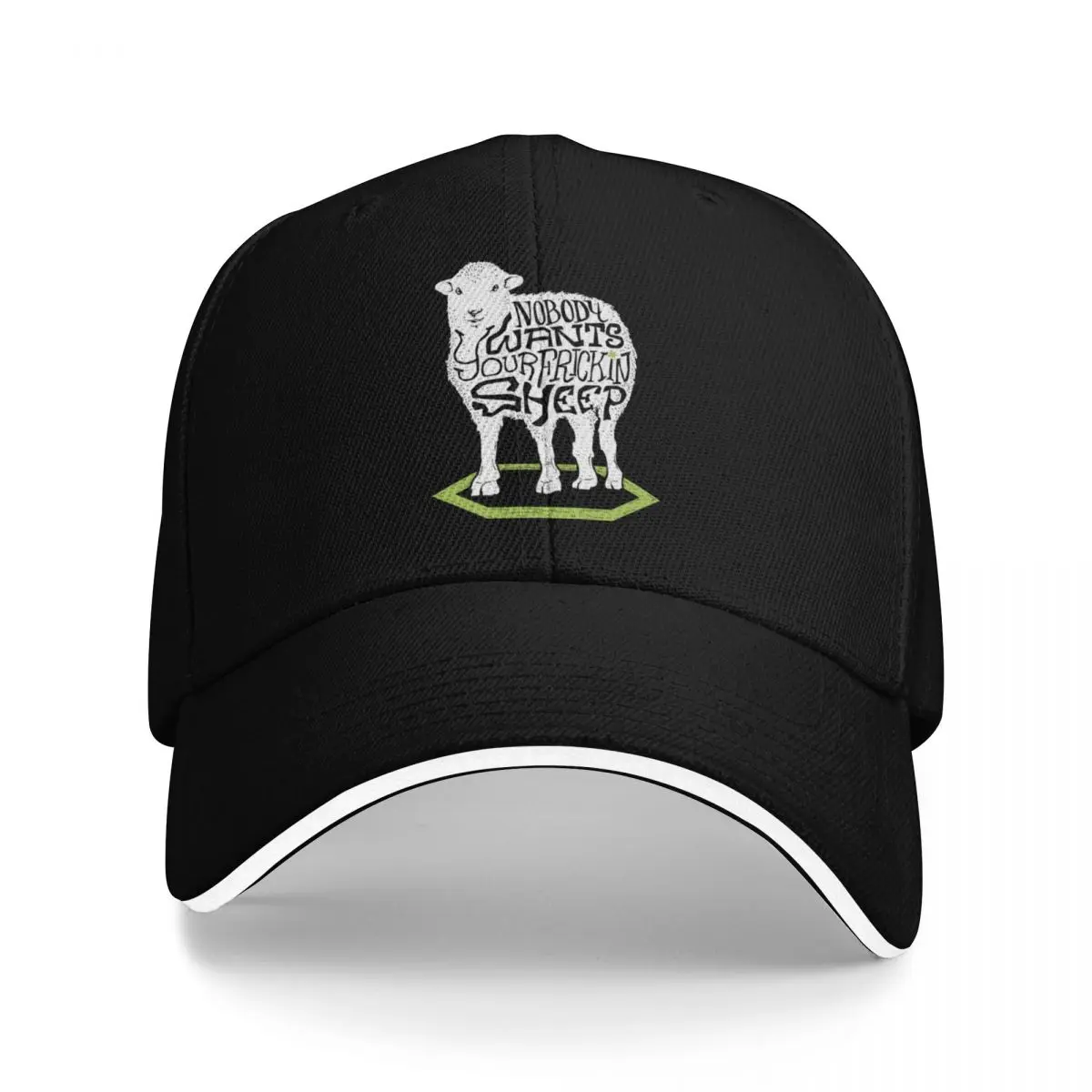 

Nobody Wants Your Sheep (dark) Baseball Cap Mountaineering Designer Hat sun caps Dropshipping Female Men's