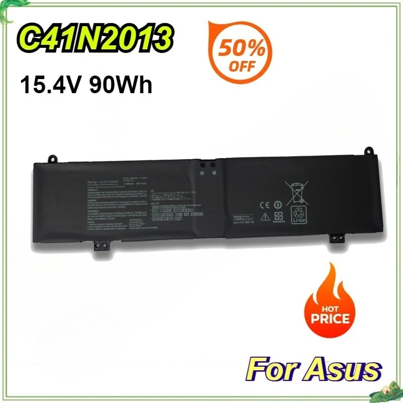 

C41N2013 C41N2013-1 15.4V 90Wh Battery for ASUS ROG Zephyrus M16 GU603 S17 G733 GX703 G15 G513 GA503 17 G733 G713
