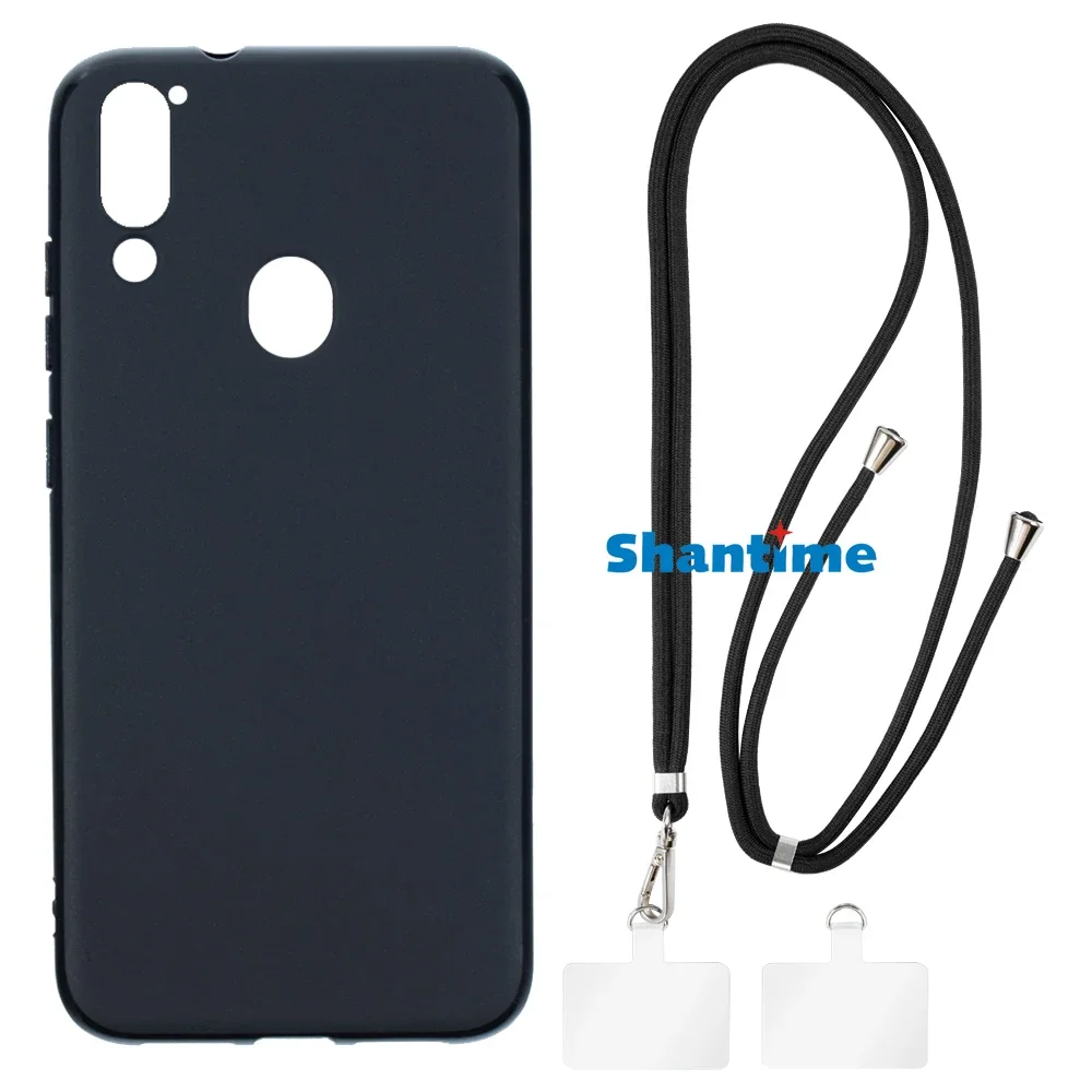 Suitable for Gionee M11 Case + Ajustable Neck/Crossbody Lanyards and Spacers, Silicone TPU Cover