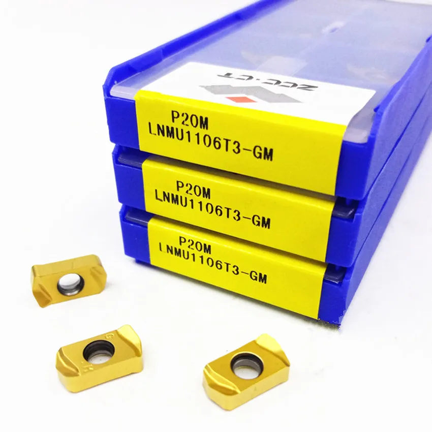 

LNMU1106T3-GM P10M/LNMU1106T3-GM YBG205/LNMU1106T3-GM P20M LNMU1106T3-GM ZCC.CT carbide inserts Replace LNGU030310ER 10pcs/box