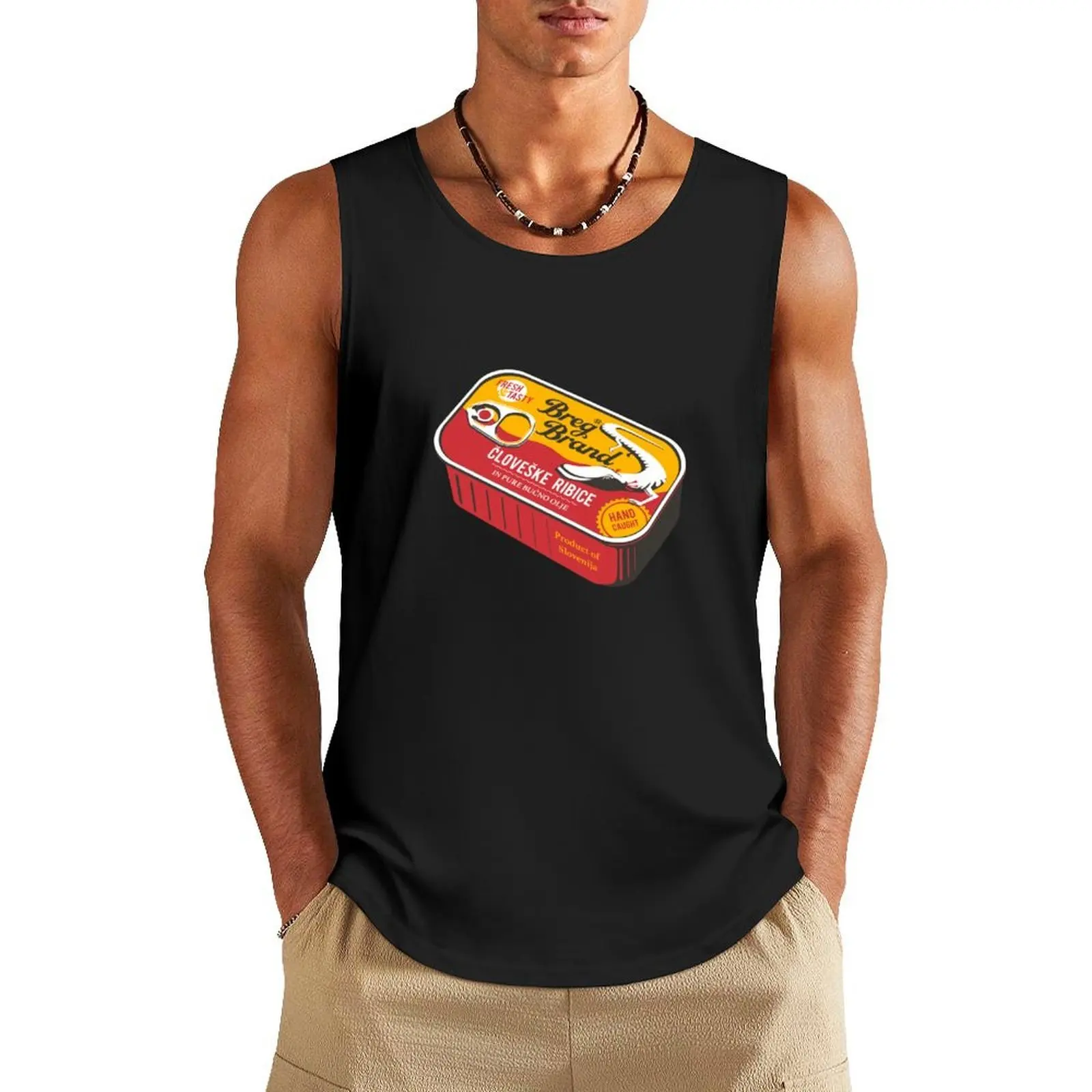 

Tinned Olm: Human Fish Slovenia lovéka ríbica Tank Top Vest male gym for men vests for men bodybuilding man