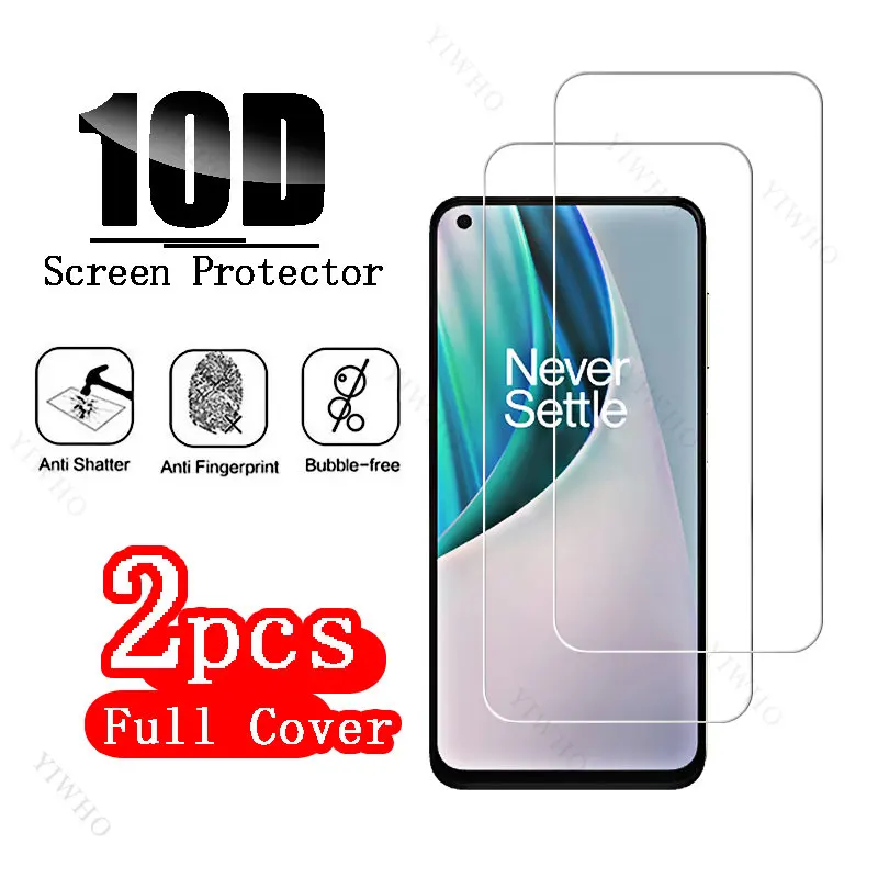 6in1 Full Cover Glass for Oneplus Nord N10 5G Fingerprint Unlock for Oneplus N 10 BE2029 6.49\