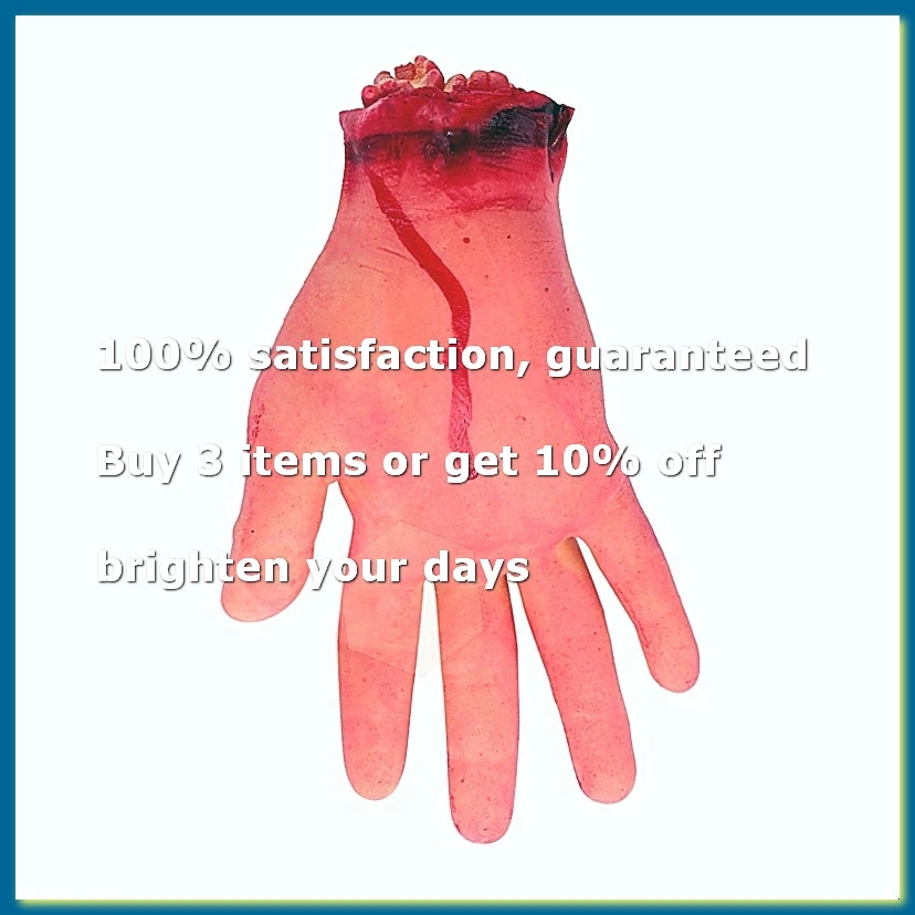 ●Bloody Horror Scary Halloween Prop Fake Severed Life Size Arm Hand House 19 X 10.5cm-ABFB