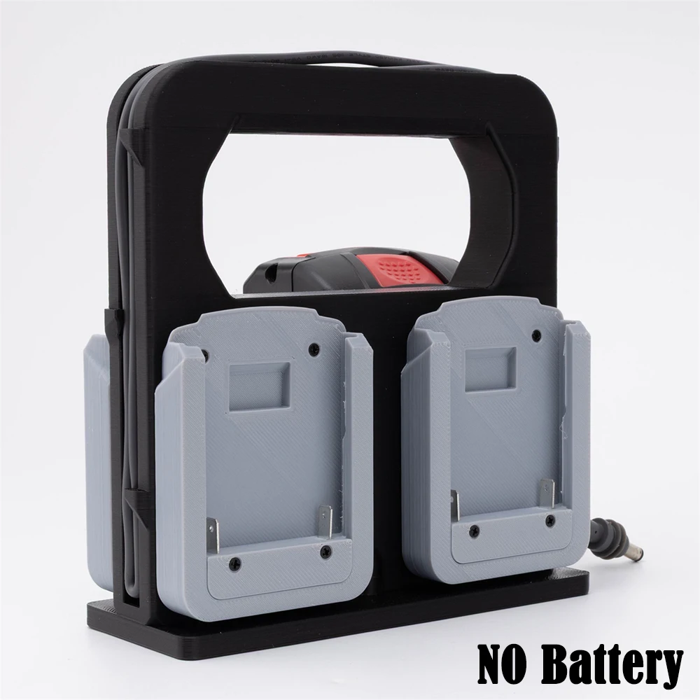 4 Slot Adapter Port for Bosch 18V Battery to for Starlink Mini Caddy Carrying Case Battery Holder Battery Expander Basket