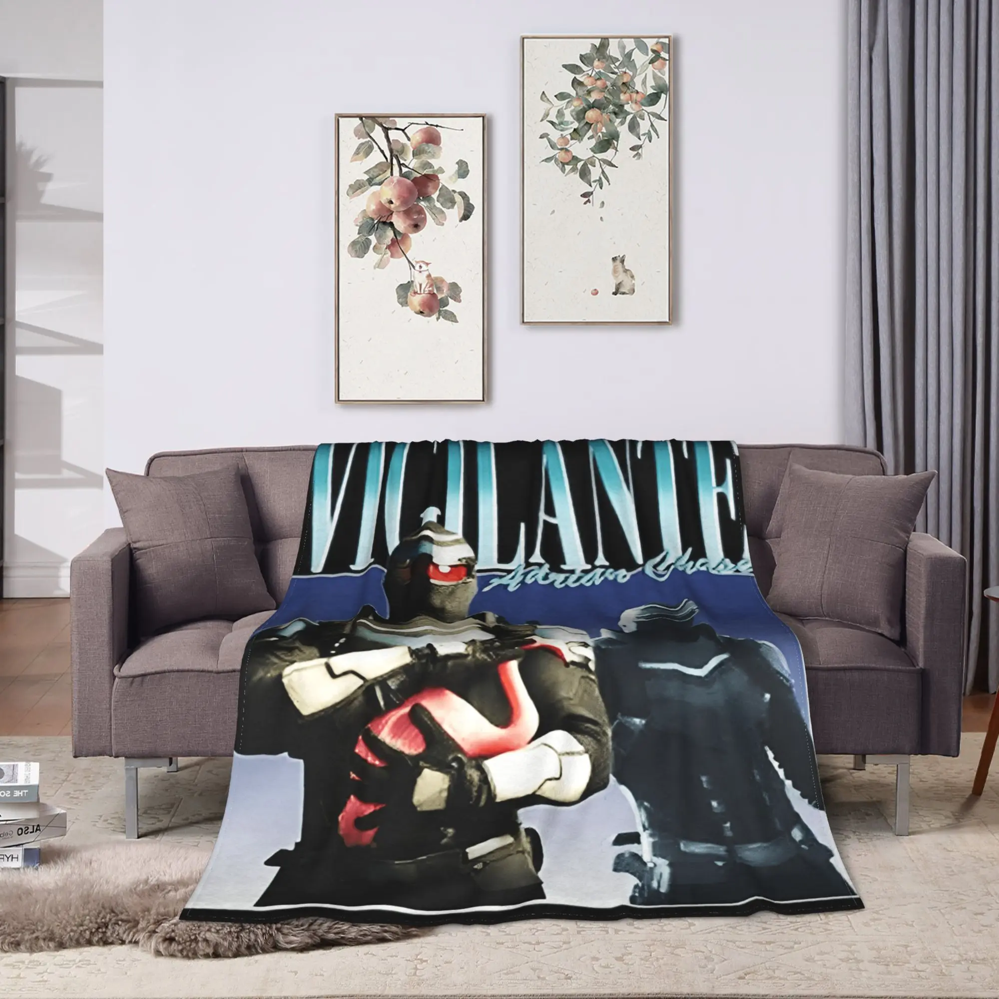 Vigilante Peacemaker s بطانية ناعمة للغاية للأطفال سرير قطيفة يلقي نمط غرفة المعيشة الفانيلا المفرش غطاء سرير أريكة #2