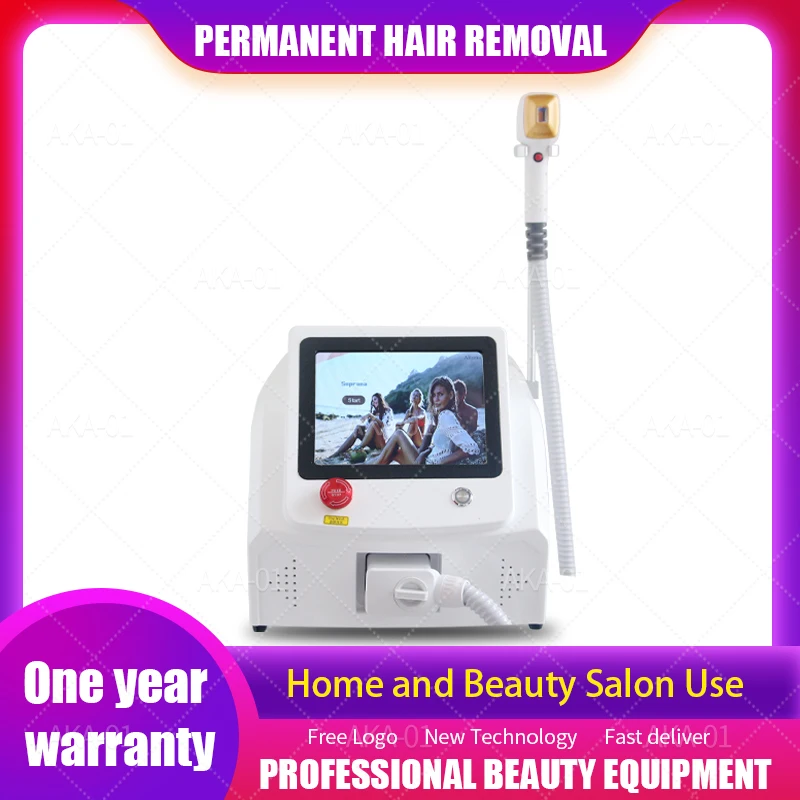 

755nm/808nm/1064nm Permanent 3 Wavelength Diode Laser Ice Hair Removal Machine 2000W Painless Skin Rejuvenation