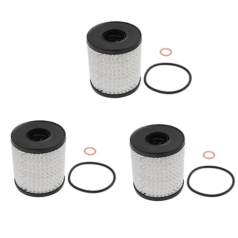 11427622446 Set Of 3 Engine Oil Filtrate With O-Ring For BMW Mini Cooper