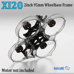 OddityRC XI20 zestaw ramek 95mm rozstaw osi 2 cale Multi Rotor Cinewhoop Micro Drone Quadcopter dla FPV Racing RC Drone