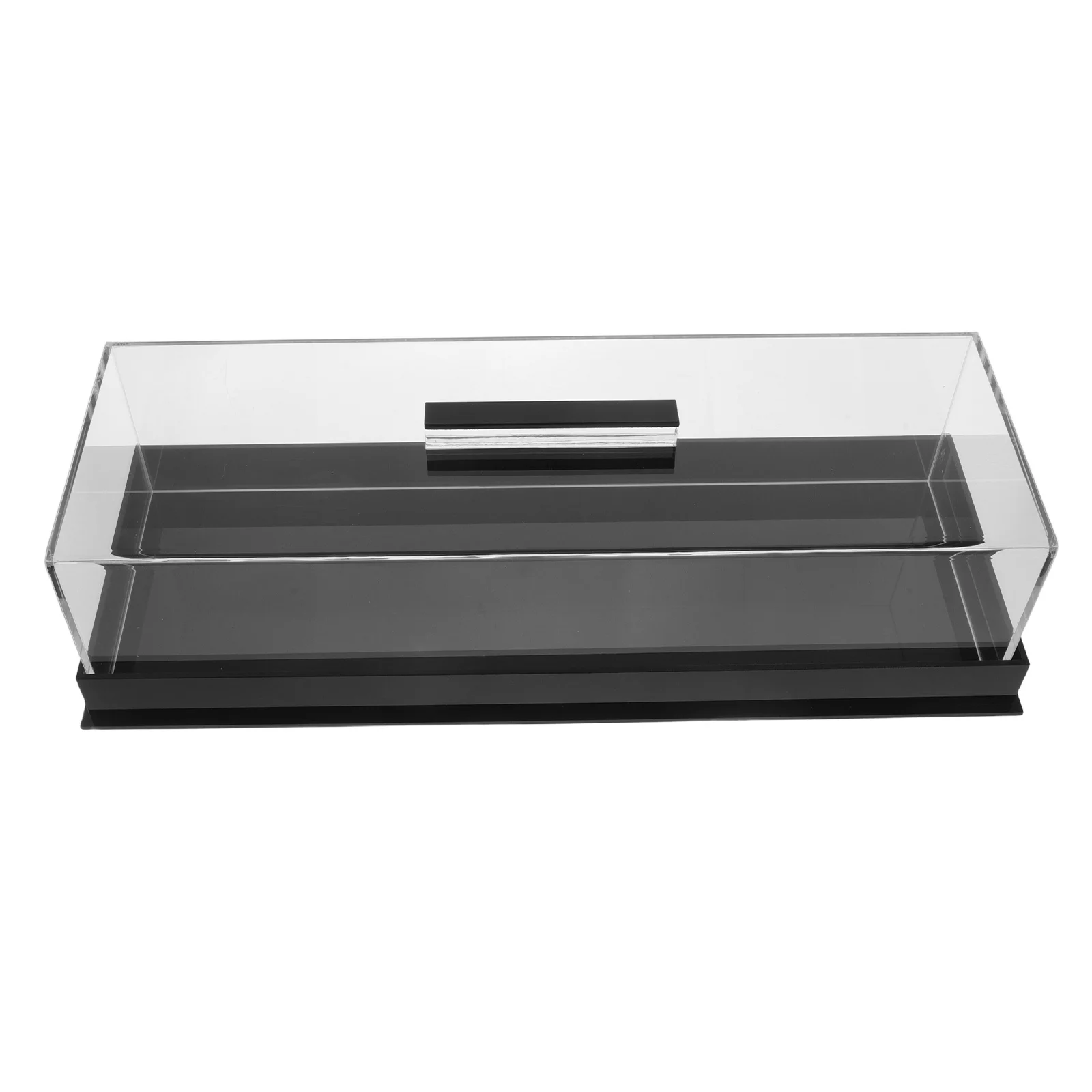 

Rectangular Cake Tray Acrylic Transparent Lid Versatile Usage Ideal for Bakeries Parties Home Gatherings Stylish Design