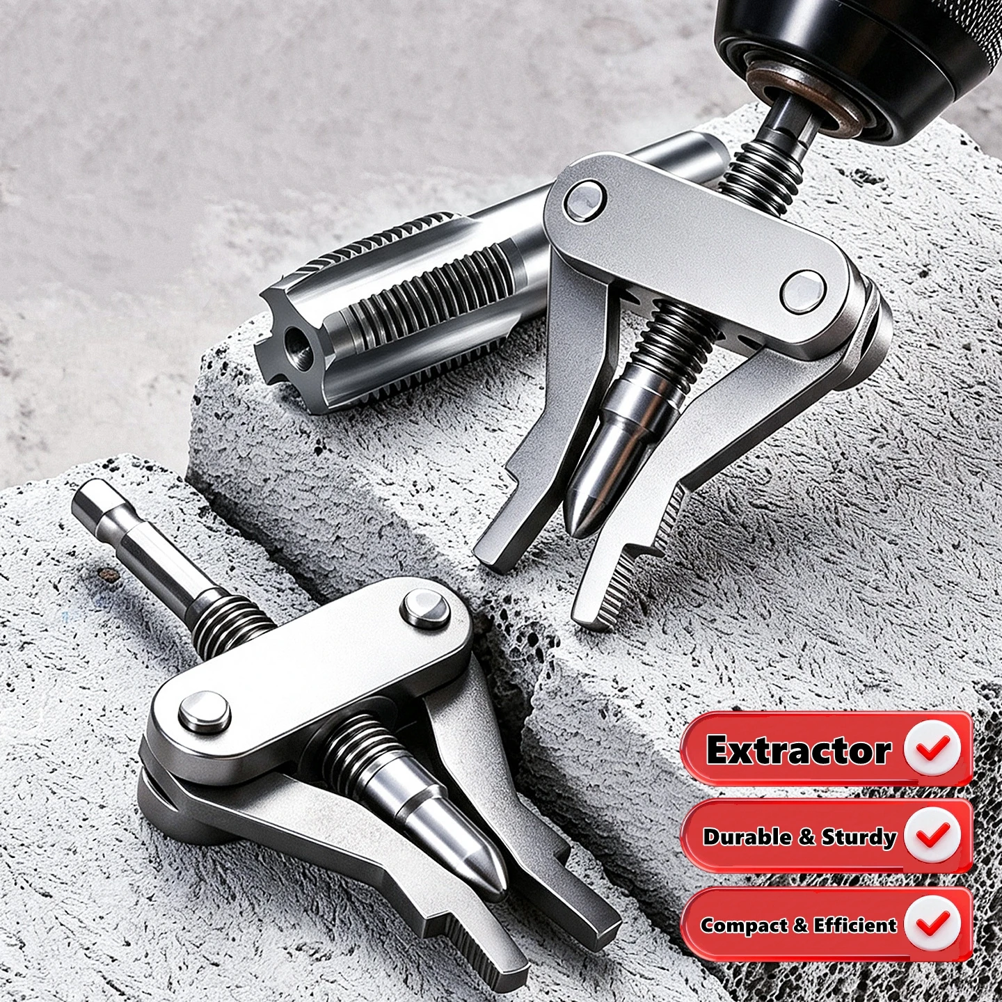 Universal Broken Pipe Extractor Faucet Valve Stuck Insert Remover Hex Shank Drill Powered Plumbing Repair Tool Heavy Duty Kit
