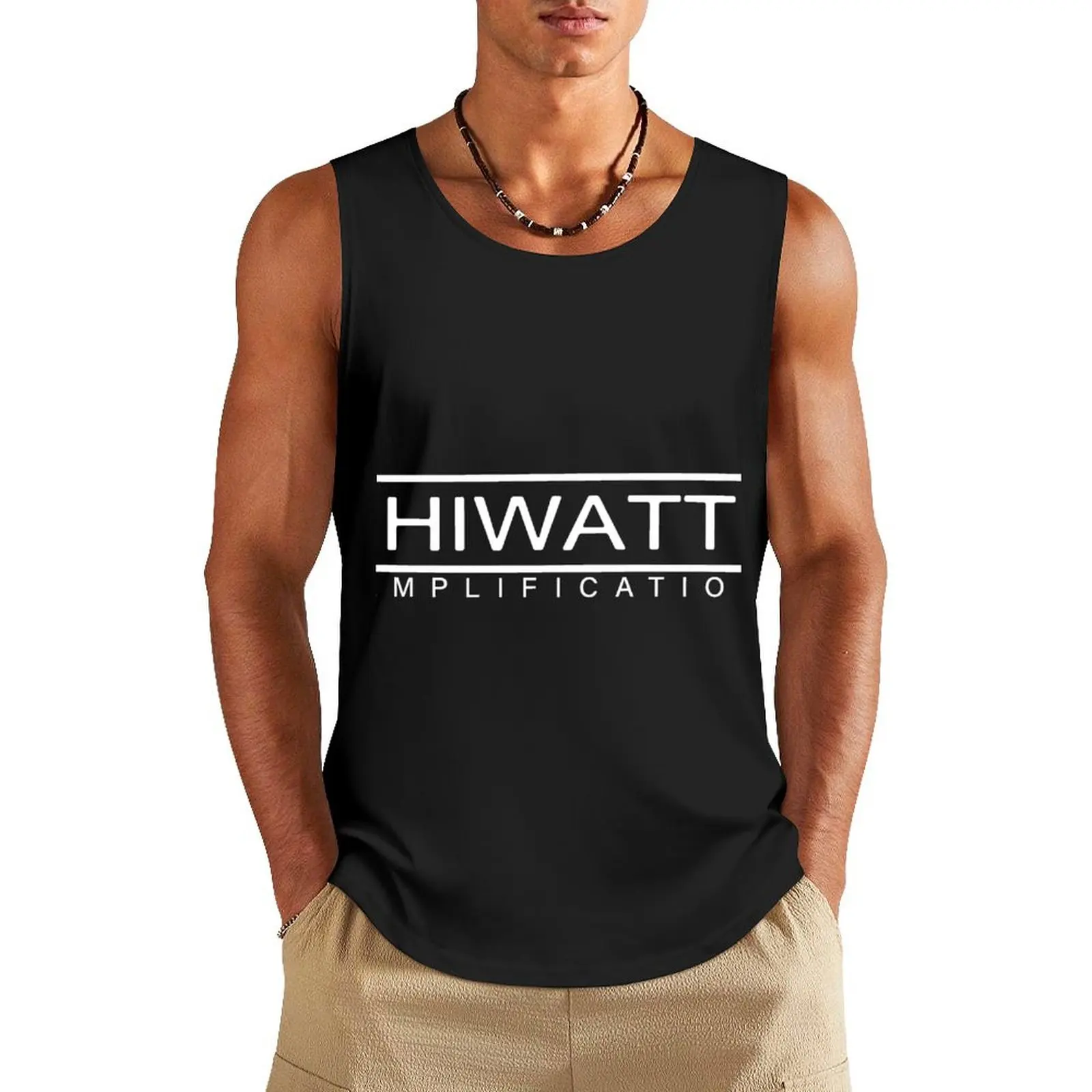 Hiwatt Amplification Unisex Short Sleeve Graphic Fashion T Shirt Tank Top Men's vest bodybuilding t-shirt mens gym clothes Vests