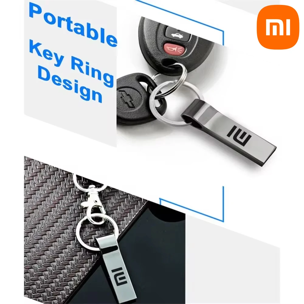 Xiaomi 2tb Metal flash disc usb3.0 PEN Drive original de alta velocidad memoria de transmisión de datos barra de memoria 1tb pulgar ultrafino disco de memoria USB