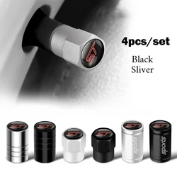 4pcs ST Metal Car Wheel Tire Valve Stem Caps Covers Auto Accessories For Ford Fiesta Focus 2 3 Mustang Ranger Fusion Mondeo mk4