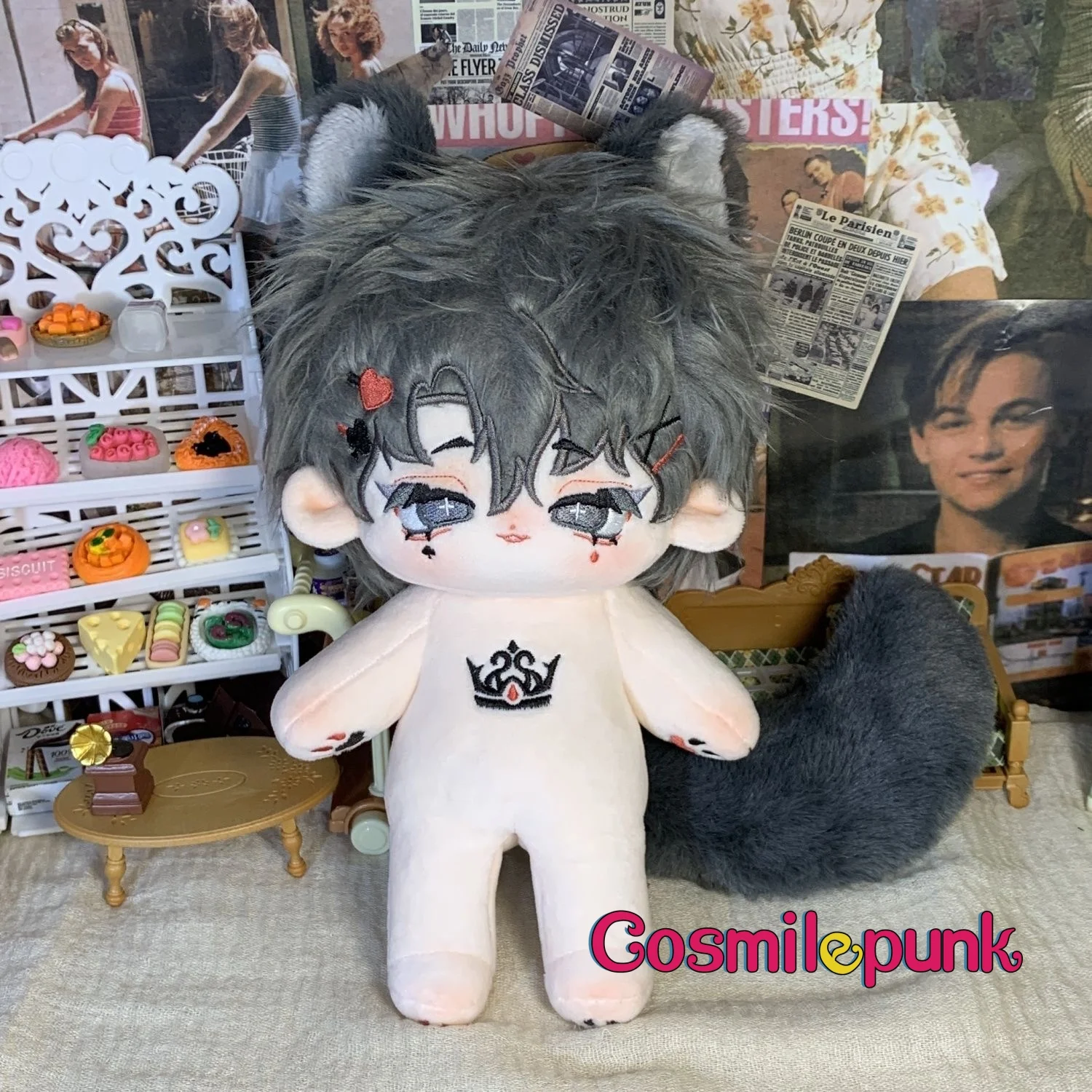 

Anime Handsome Monster Plush 20cm Doll Toy Body Cute Props Kpop Kids Gift PDD