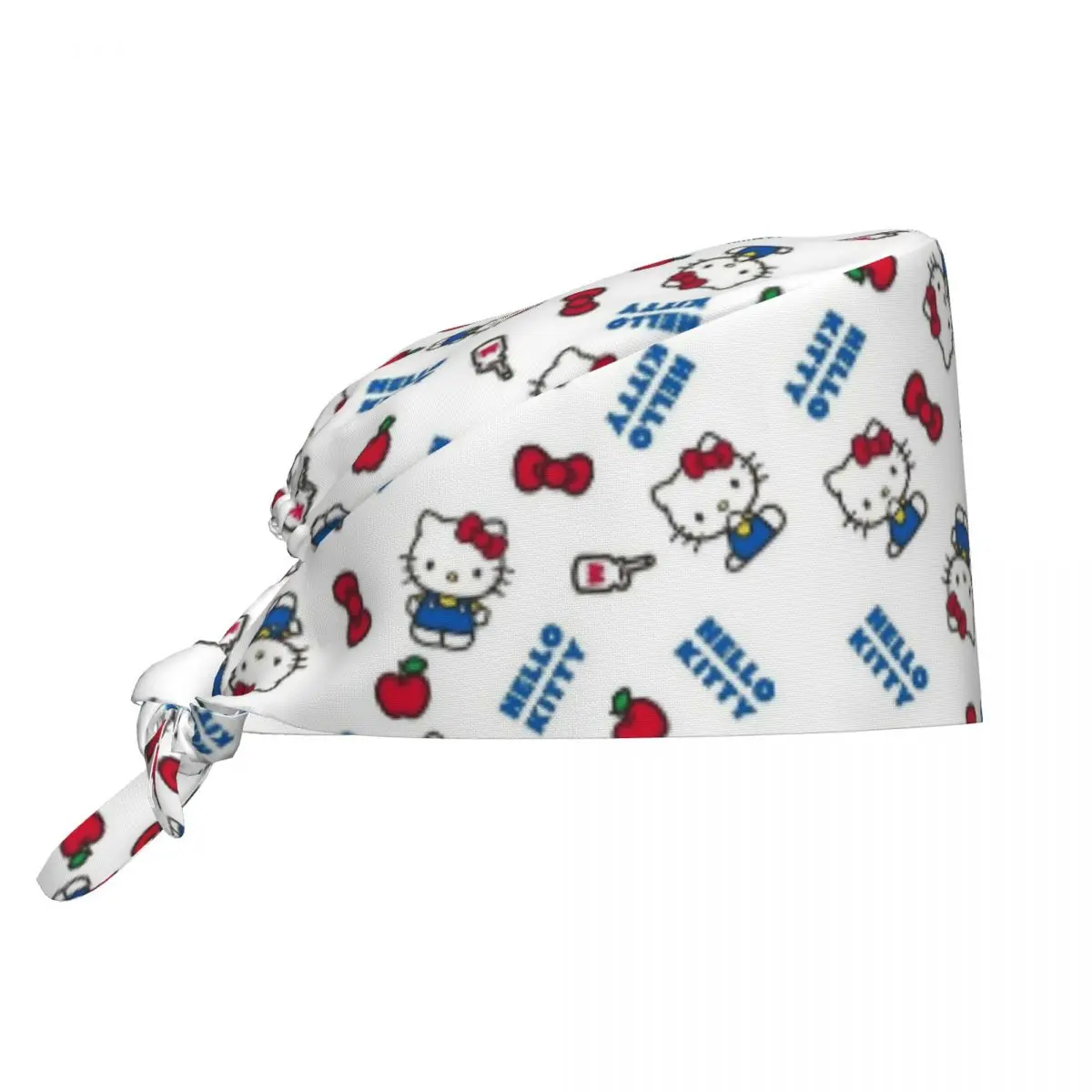 

Hello Kitty Scrubs Caps Vintage Cute Cartoon Lab Surgeon Surgicals Cap Unisex Style Lab Doctor Spa Work Caps Hat