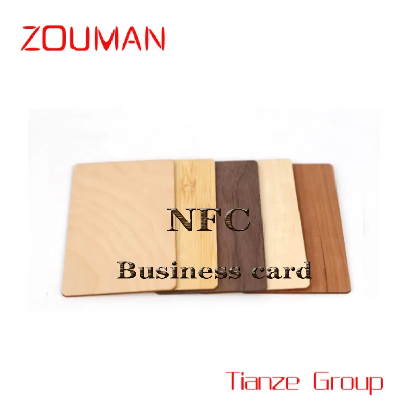 

Custom , Eco Prograable ood busins Car RFID ISO14443A N213/216 N ooden hotel card