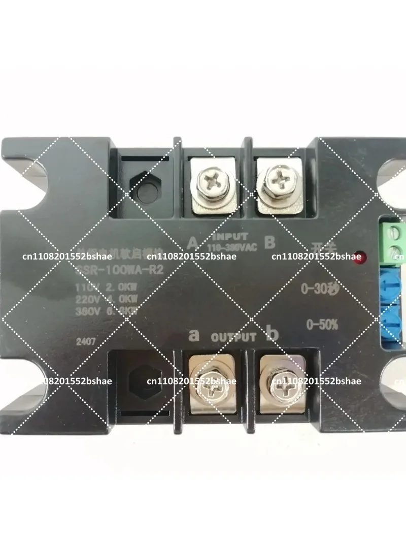220V Single Phase Motor Soft Starter 1.5KW SSR-40WA-R1 Online Soft Start for Fan Pump 1KW 2KW 4KW 6KW 8KW
