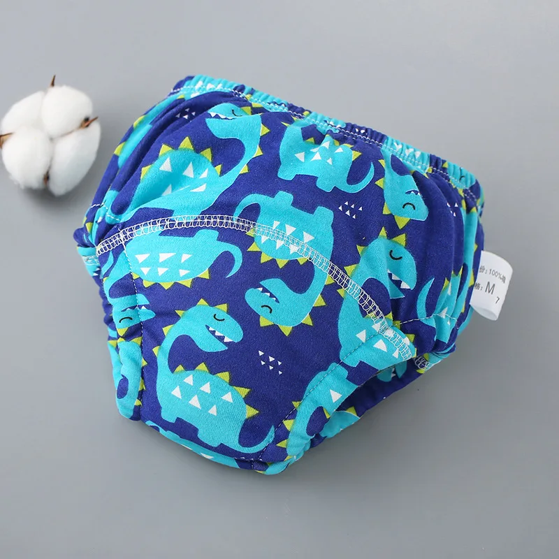 Newborn Training Pants Baby Shorts Print Color Washable Underwear Boy Girl Cloth Diaper Reusable Nappies Infant Stuff