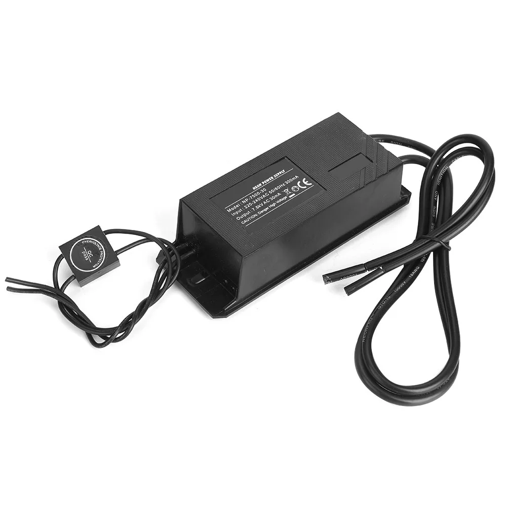 

7.5KV 30mA NP-7500-30 Neon Light Electronic Transformer Neon Sign Power Supply