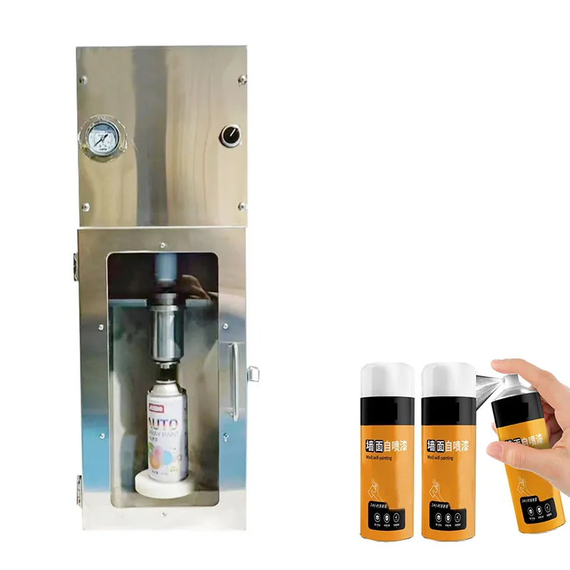 

Semi-automatic Small Aerosol tank Pneumatic Filling Machine Car Paint Filling Machine