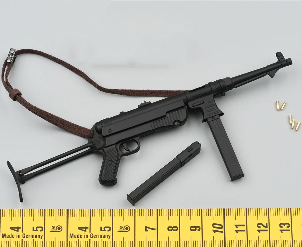 1/6 DID D80159 WWII Series Infantry Lieutenant Father and Brother Winter Soldier MP40 Weapon Gun Model Fit 12\