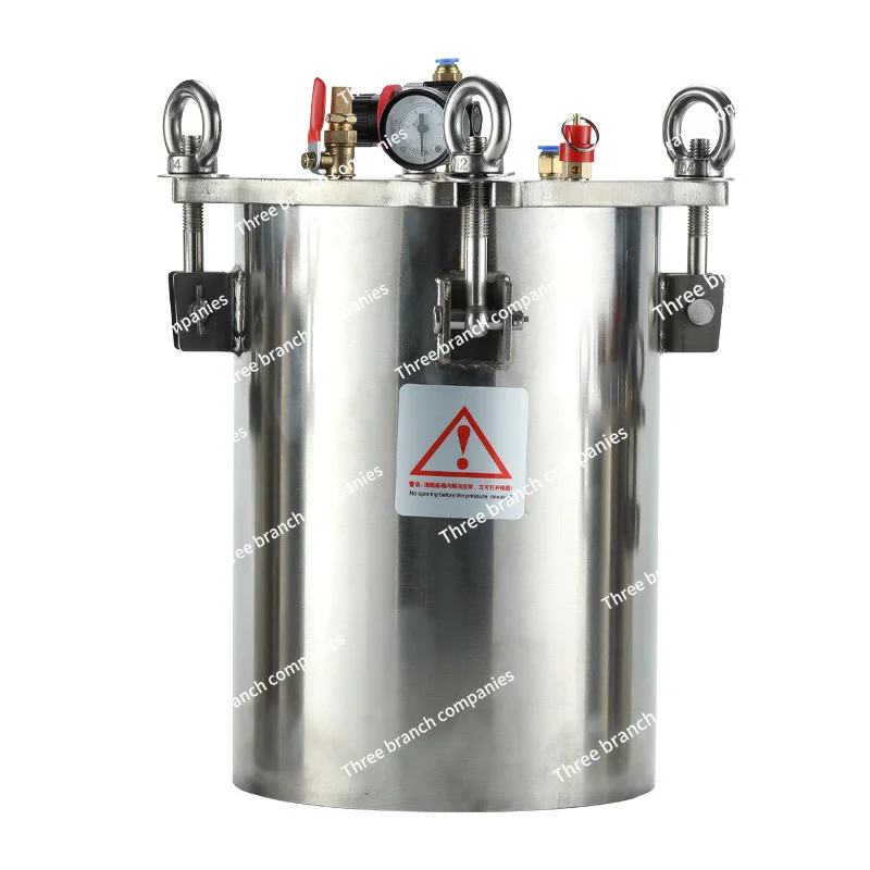 Dispenser Stainless Steel Pressure Bucket Spraying Pressure Tank Storage Tank Pneumatic Glue Bucket High Pressure Custom