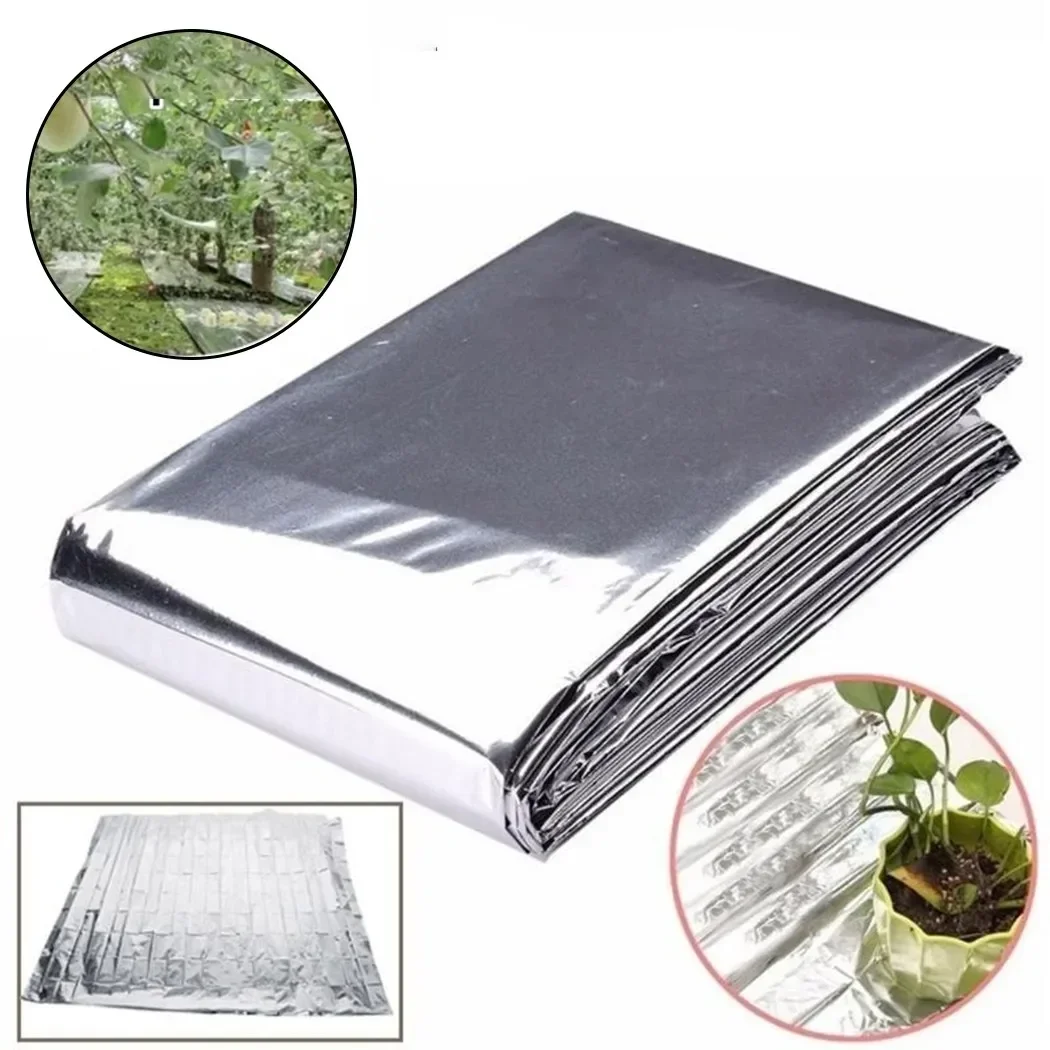 210x120cm Silver Mylar Highly Reflective Films mylar film reflective mylar For Grow Tent Room Garden Greenhouse Farming