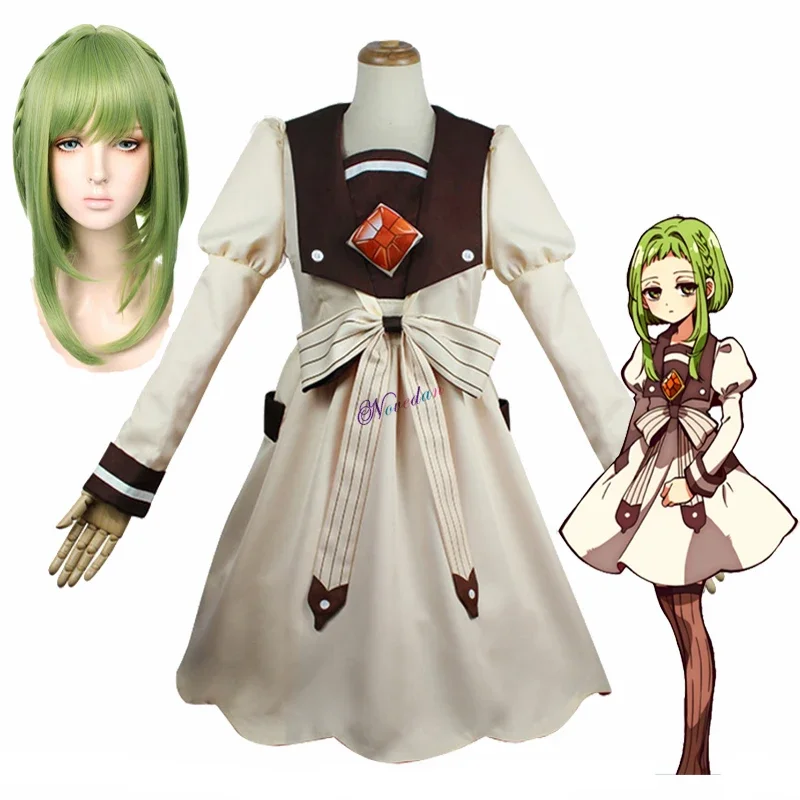 Anime toilet bound/jibaku Shouen Hanako Kun Sakura nanamine cosplay costume wig women dress for Halloween party uy702