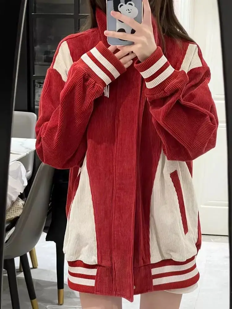 سترات الدنيم الملابس النسائية الكورية الشعبية المتعثرة الجرونج خمر الأكمام الأساسية الكلاسيكية زر الجبهة عارضة الخريف الأزرق