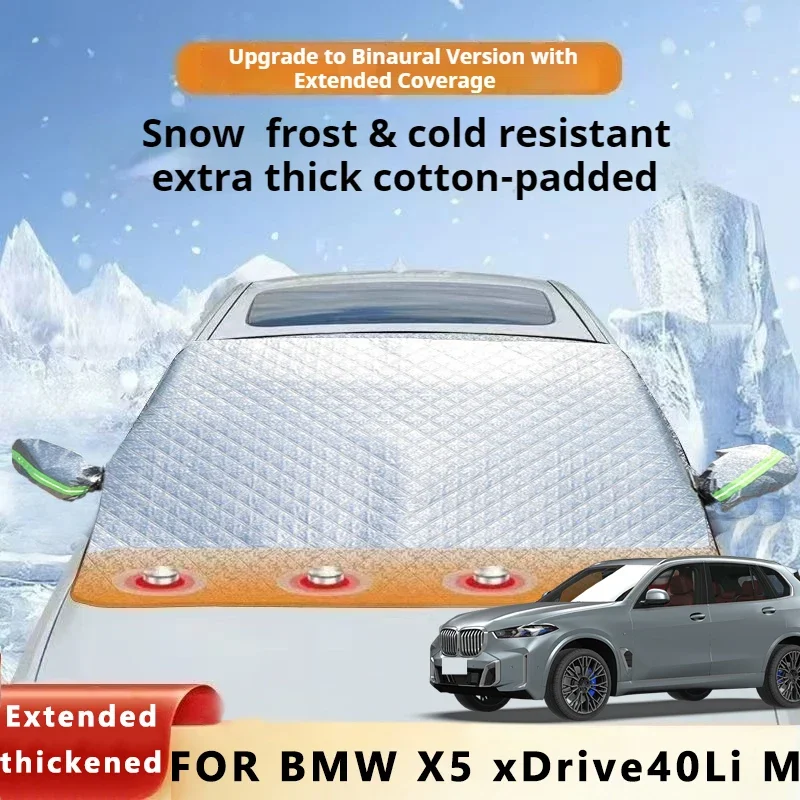 

Thickened Car Now Sunshade Windshield Cover With 5/9 Magnets UV Protection Anti Snow Sunlight For BMW X5 XDrive40Li M G05 G18