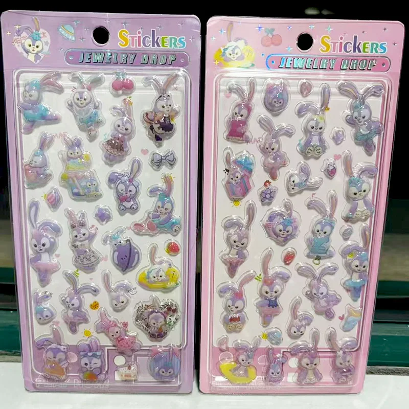 

Disney Little Green Men The Young Oysters 3D Relief Crystal Sticker Boy Girl Reward Sticker Student Diy Phone Case Scrapbook Toy
