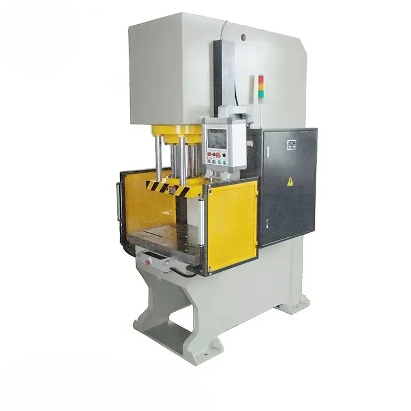 60 Ton C Frame Hydraulic Press Machine with Servo System for Insert Shaft Into Rotor
