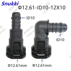 12.61mm id10 90 180 graus acessórios originais tubo do radiador tubo de escape auto linha combustível conector rápido para ford mondeo para volvo