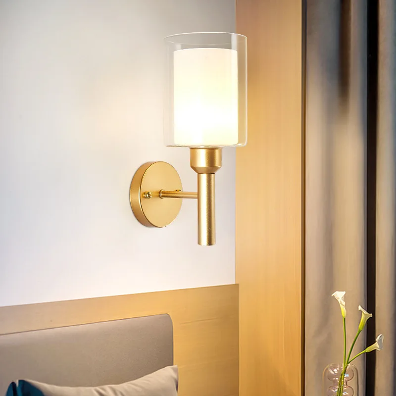 

American Style Indoor LED Wall Light European Creative Living Room Staircase Wall Light Modern Minimalist Hallway Super Bright