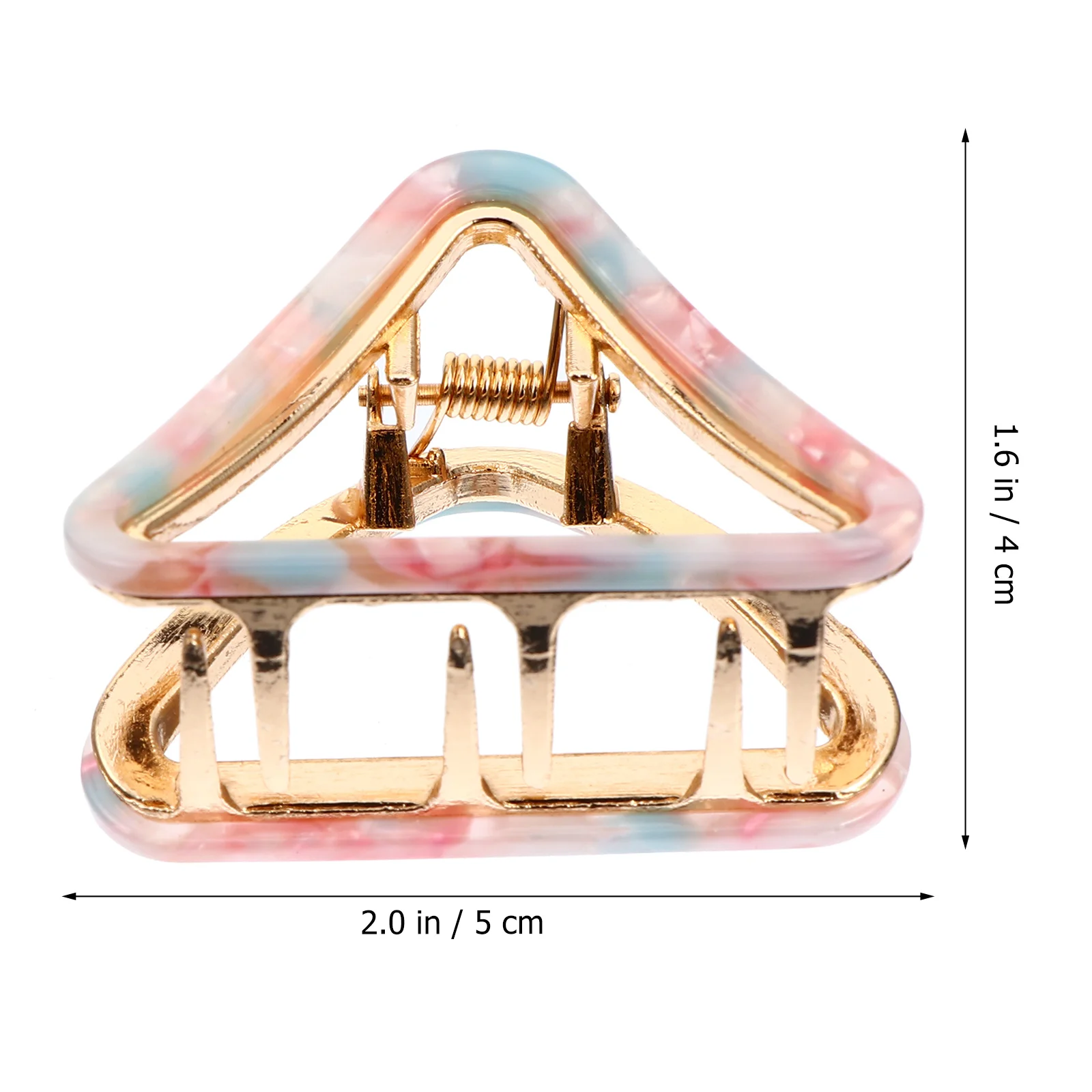 

3pcs Triacetate Sequins Hair Claw Clips Acetic Acid Snap Barrettes Lightweight Stylish Wedding Party Accessories