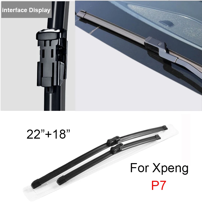 TONLINKER Wiper Blades For Xpeng P7 2020 2021 2022 2023 Car Accessories Front Windscreen Wiper Blade Brushes Cutter Auto Goods