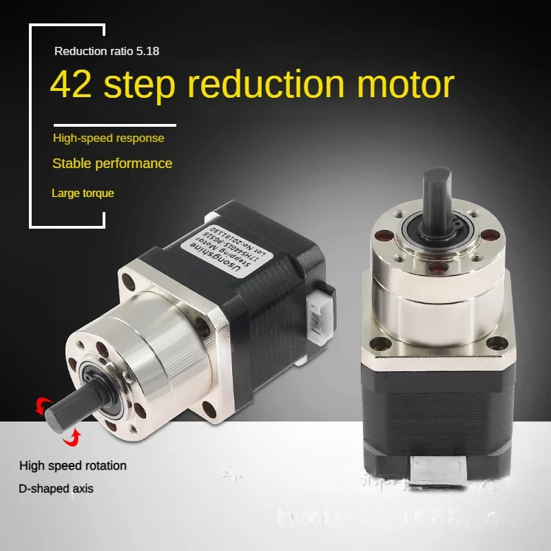 Stepper Motor 42 motor Extruder Gear Nema17 Stepper Motor 17HS4401S-PG Ratio 5.18:1 Planetary Gearbox for CNC milling machine