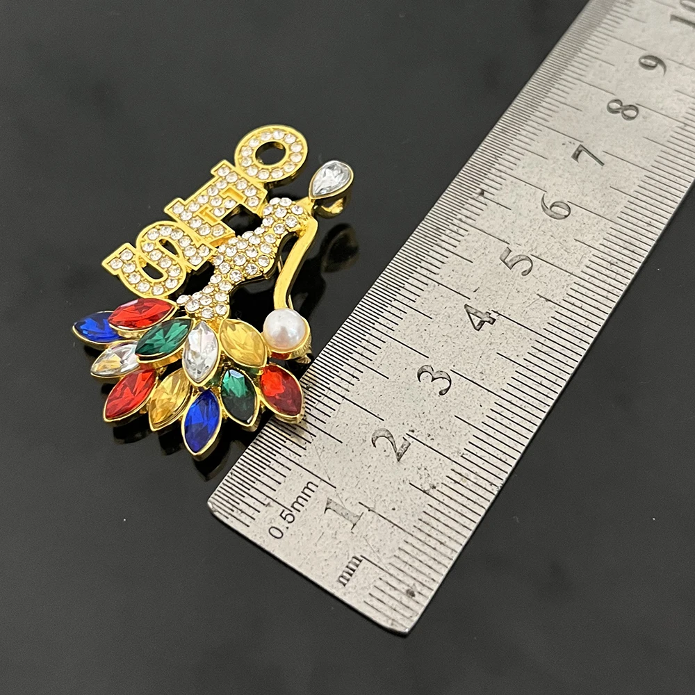 OES Letter Organization Beautiful Girls Charm Pins Jewelry