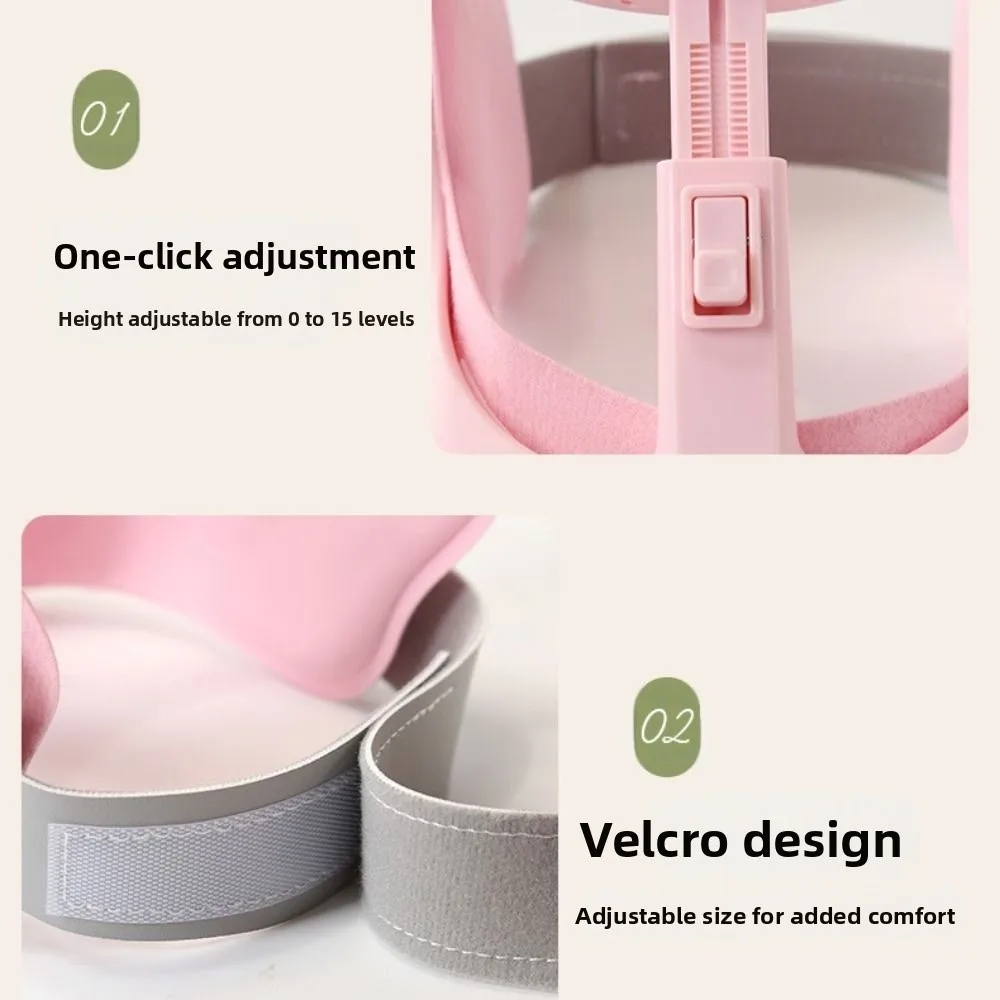 

Прочный бандаж для шеи с защитой от головы, регулируемый мягкий корректор осанки, удобный легкий шейный воротник, защита зрения