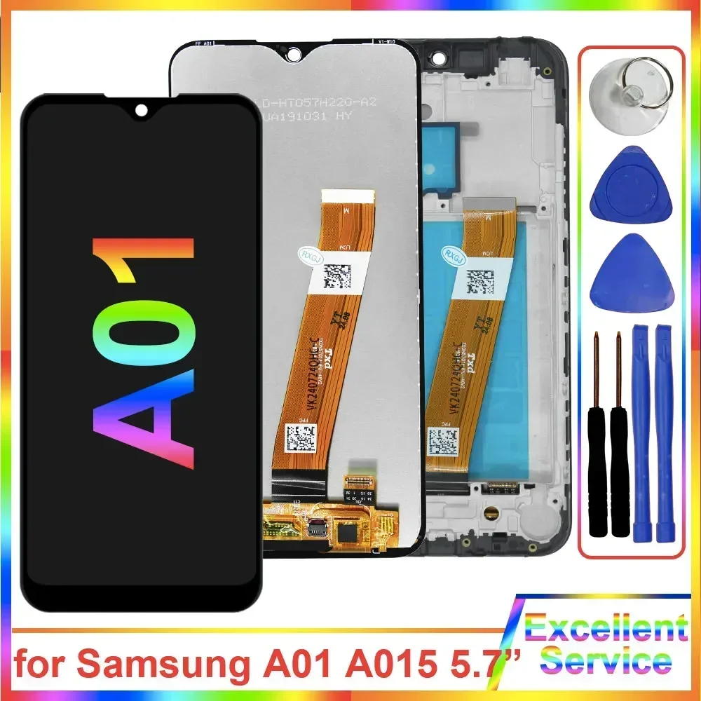 Tested LCD for Samsung Galaxy A01 A015F LCD display Touch Screen Assembly Replacement for Samsung A01 A015F A015M LCD Display