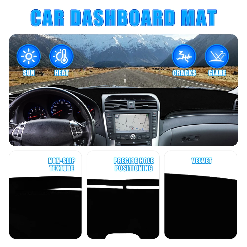 

Anti UV Non Slip Dashboard Mat Sunshade For Acura TL UA6 UA7 2004 - 2008