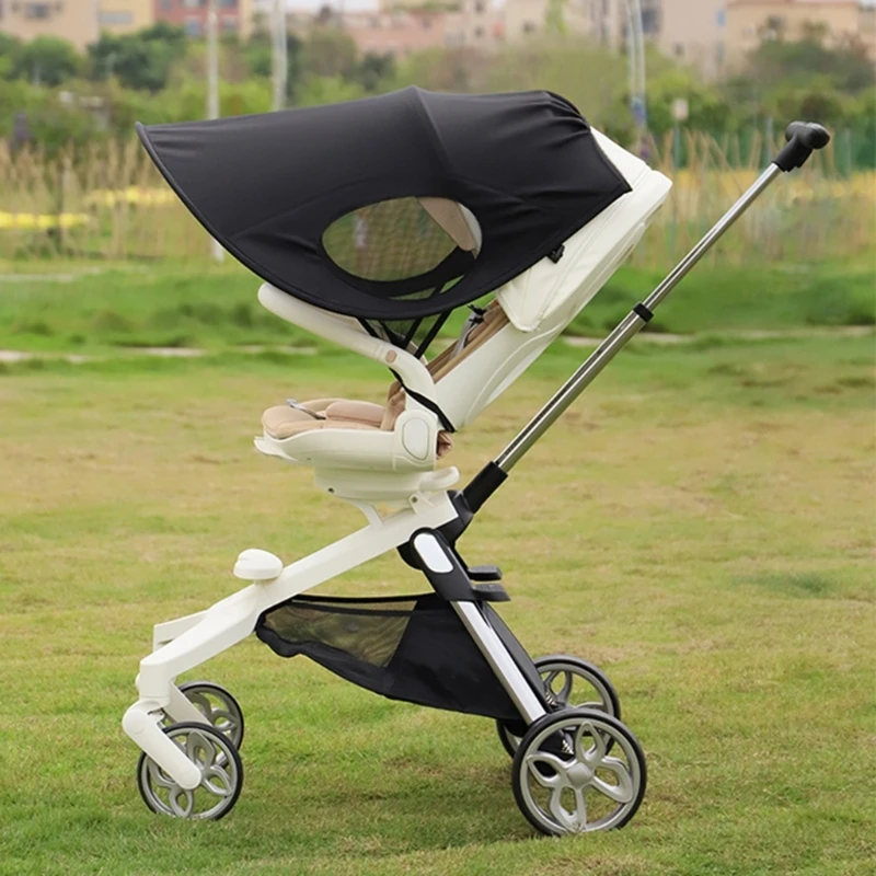 Breathable Baby Stroller Sun Shelters Comfortable Sun Blocker Practical Cover Protects from Sunlight for Outdoor A2UB