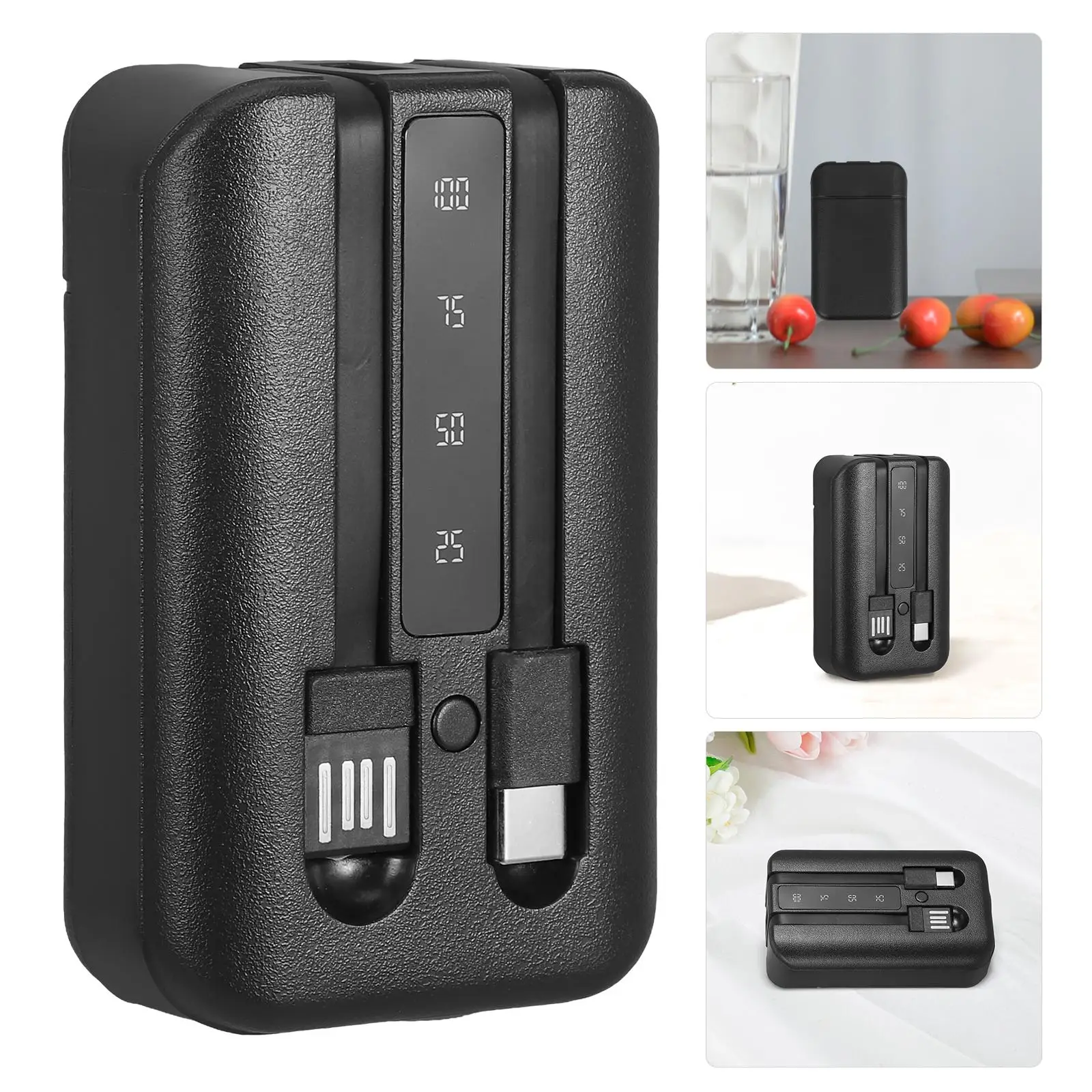 Mobile Power Storage Box Compact Discreet Pill Safe Diversion Secret Hidden Cash Jewelry Key Holder